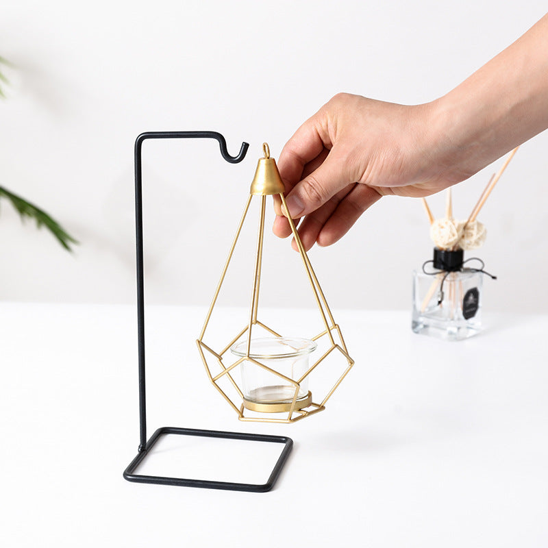 Maison Leonardo™ Noir Géométrique – Luxury Kerzenhalter Set in geometrischem Design