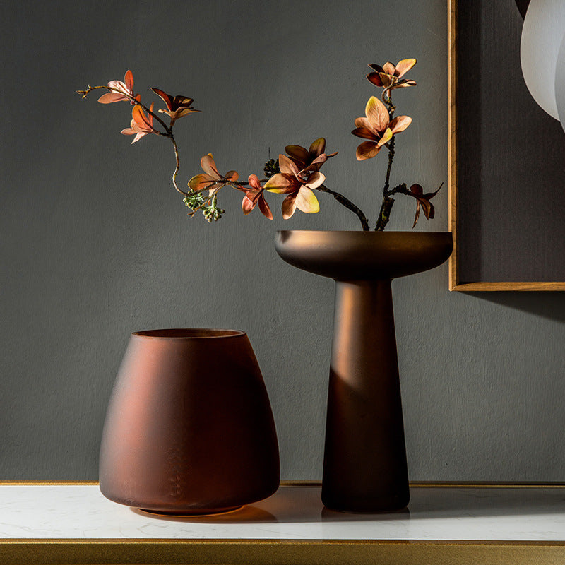 Maison Leonardo™ Glass Harmony Vase – Transparente Designvase für pures Wohnambiente