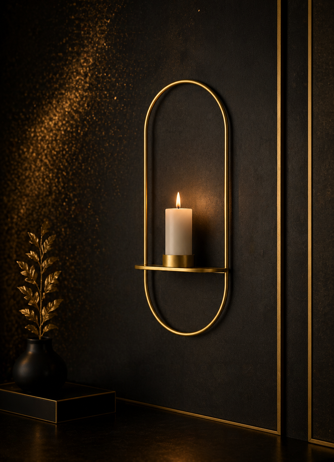 Maison Leonardo™ Aurelia Wall Candle – Elegante Wandkerze für stimmungsvolles Licht