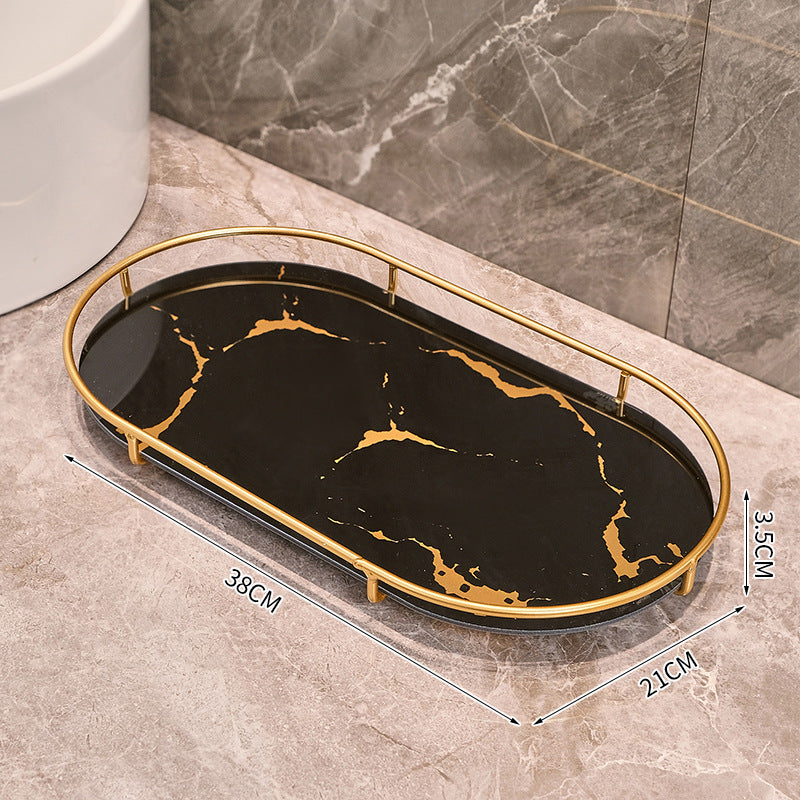 Maison Leonardo™ Noir Vanity Tray – Elegantes Tablett für dein Luxus-Ambiente