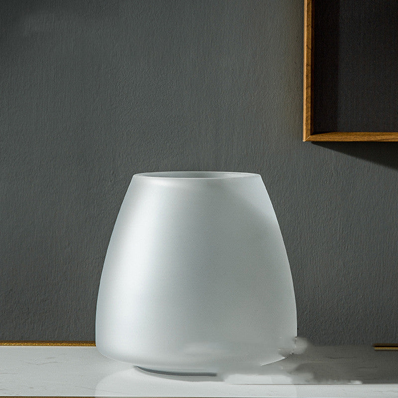 Maison Leonardo™ Glass Harmony Vase – Transparente Designvase für pures Wohnambiente
