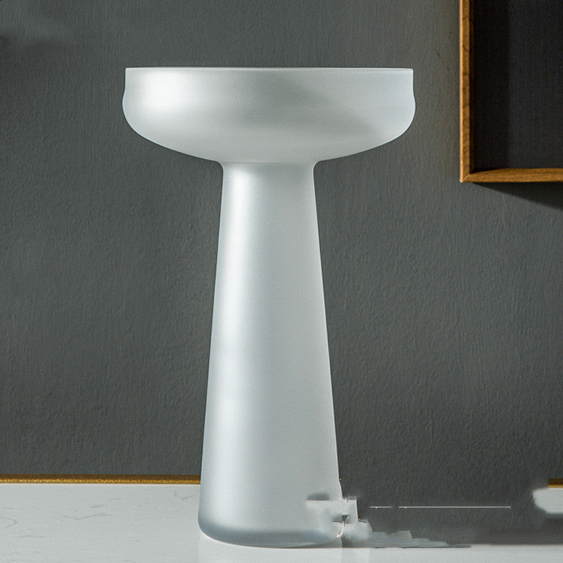 Maison Leonardo™ Glass Harmony Vase – Transparente Designvase für pures Wohnambiente