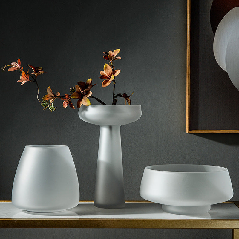 Maison Leonardo™ Glass Harmony Vase – Transparente Designvase für pures Wohnambiente